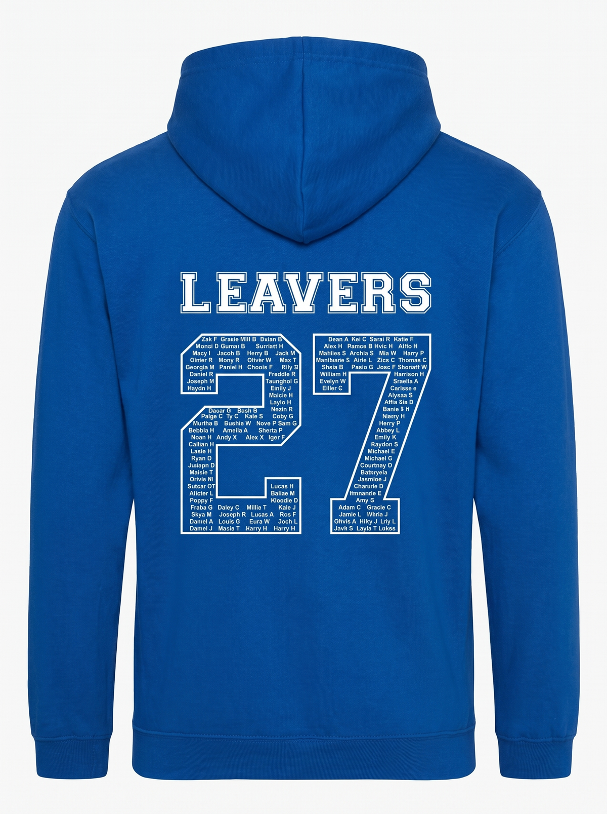 St Mary's Leyland Leavers 2027 hoodie back print