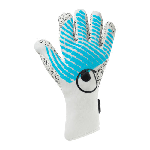 uhlsport FM Cybertec Supergrip+ Finger Saver HN Goalkeeper Gloves – White