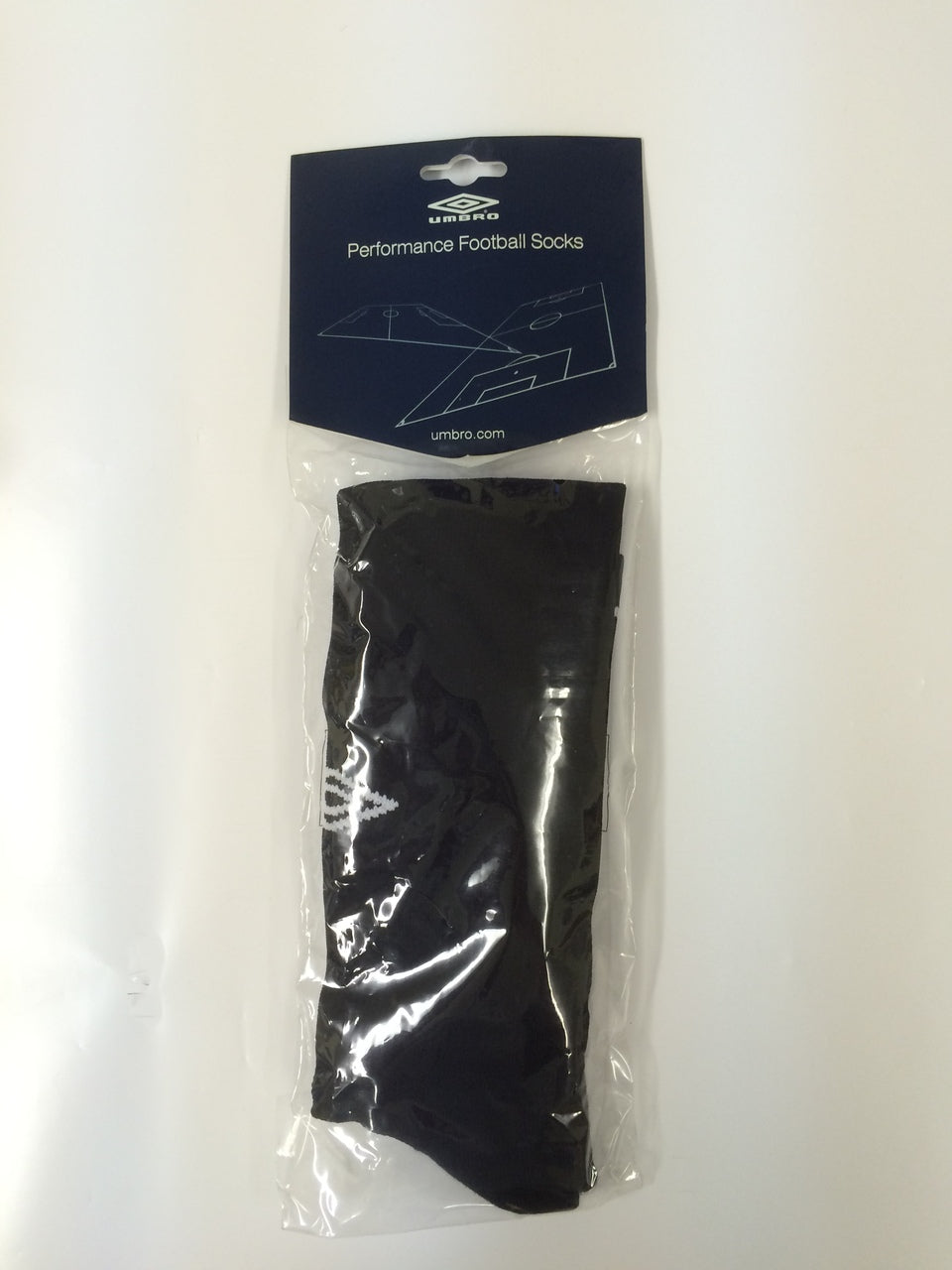 Umbro Azul Performance Sock - Black Medium