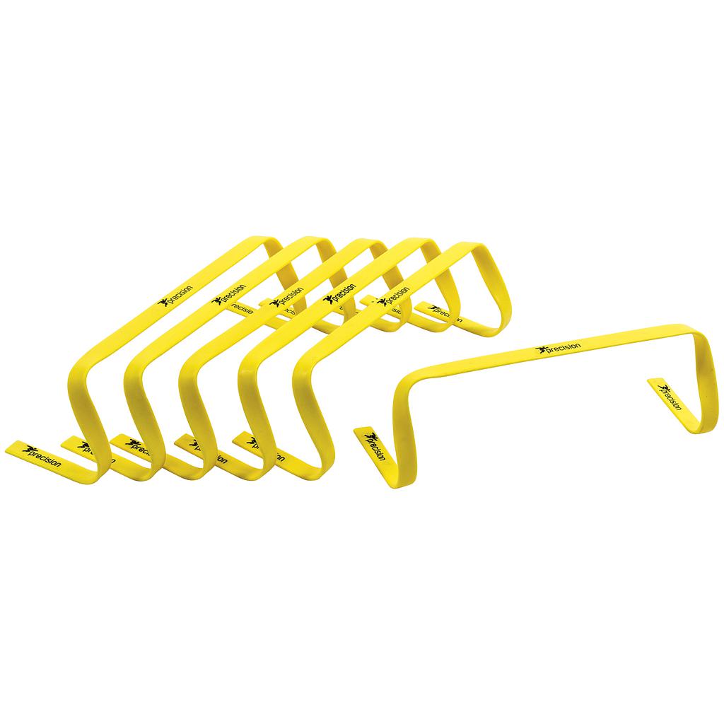 Precision Flat Hurdle Set of 6 - 6" Yellow