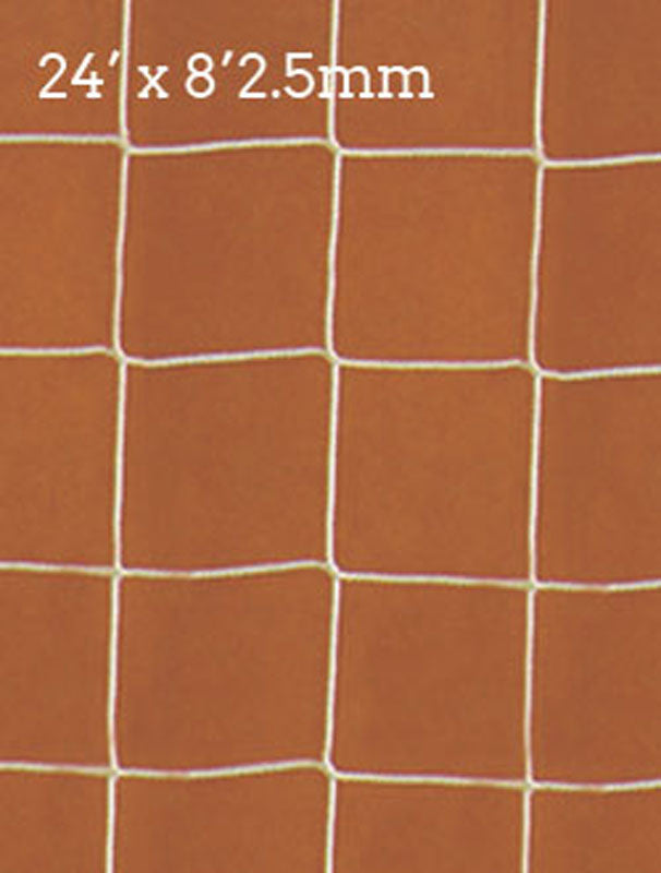 Precision 24" x 8' 2.5mm Knotless Polythene net