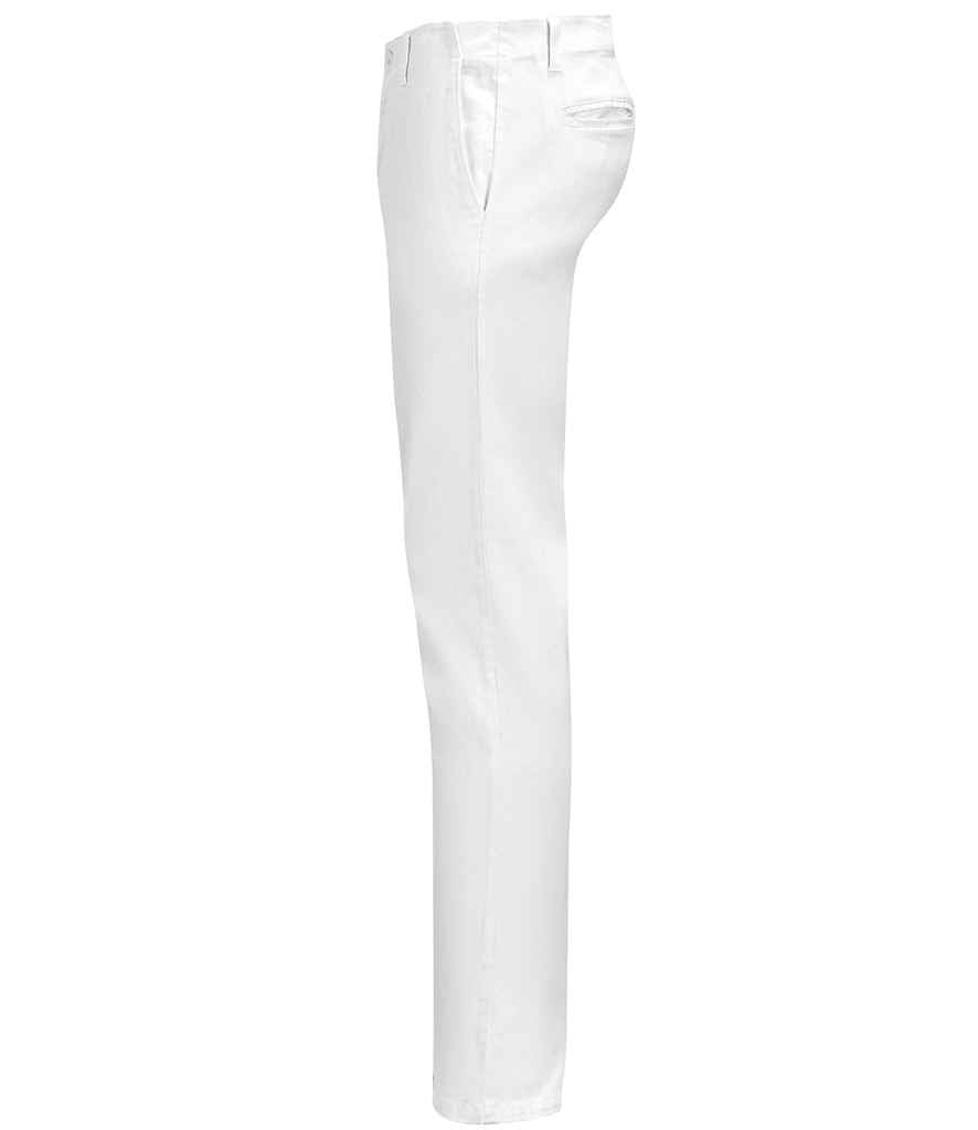 SOL'S Jules Chino Trousers | White - Lancashire Teamwear