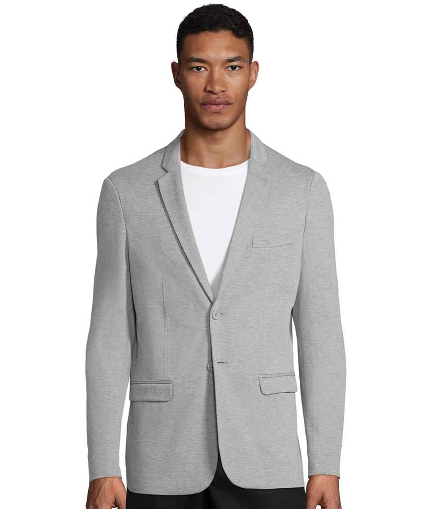NEOBLU Marcel Piqué Blazer | Grey Marl Suit Jacket - Lancashire Teamwear