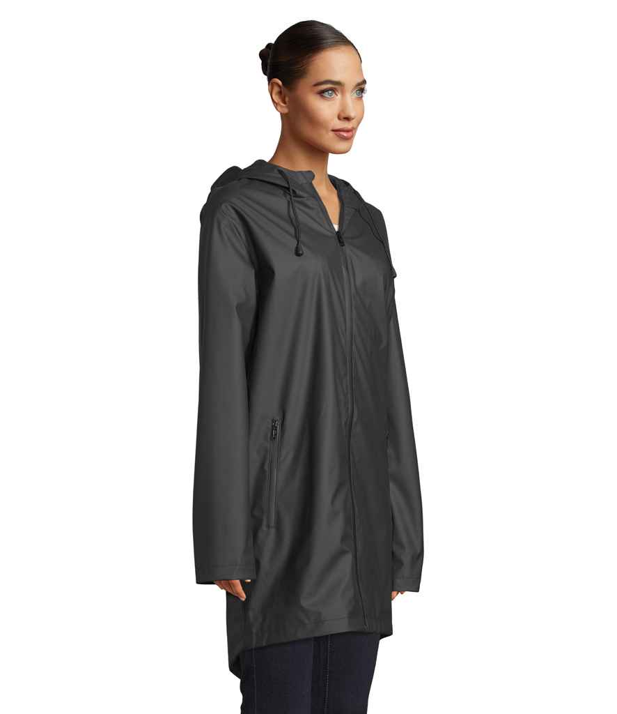 NEOBLU Ladies Antoine Wax Parka Jacket | Deep Black - Lancashire Teamwear