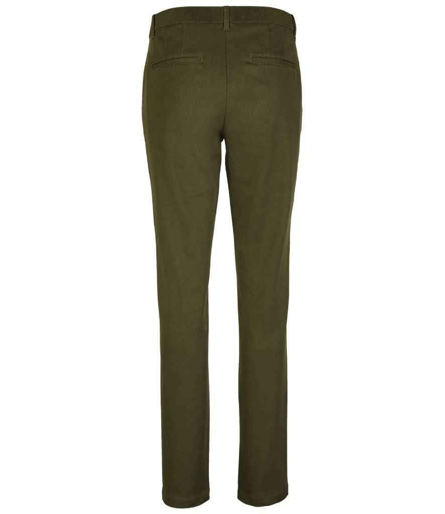 NEOBLU Ladies Gustave Chino Trousers | Deep Khaki - Lancashire Teamwear