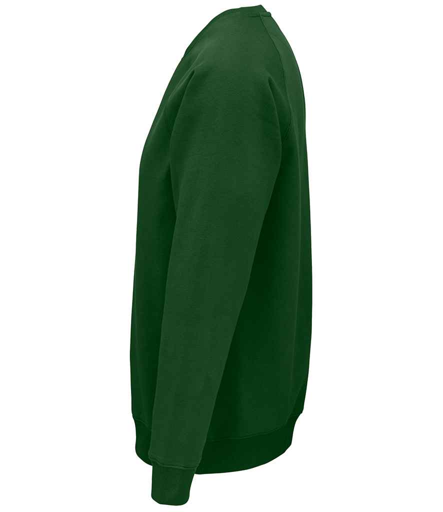 SOL'S Unisex Space Organic Raglan Sweatshirt | Bottle Green - Lancashire Teamwear
