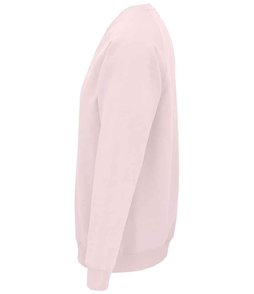 SOL'S Unisex Space Organic Raglan Sweatshirt | Pale Pink - Lancashire Teamwear