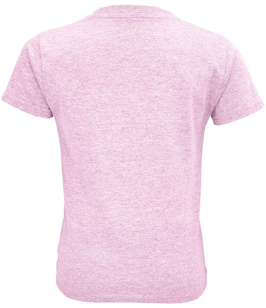 SOL'S Kids Crusader Organic T-Shirt | Heather Pink - Lancashire Teamwear