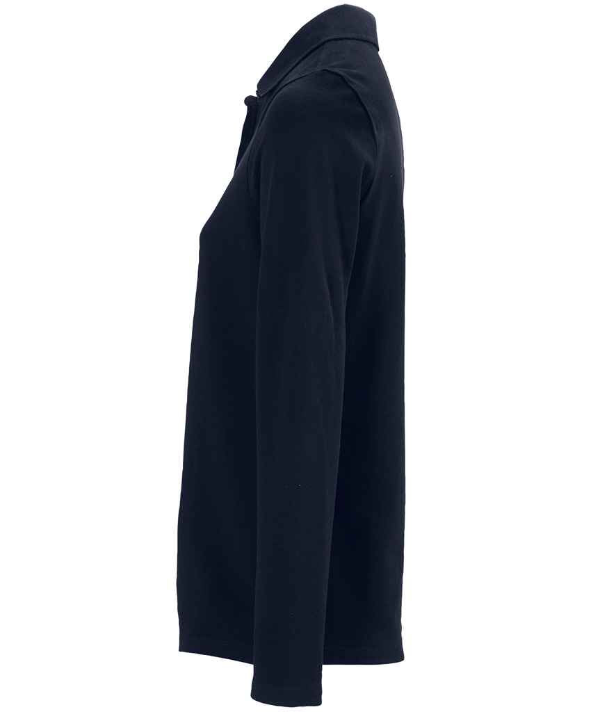 NEOBLU Ladies Owen Long Sleeve Piqué Polo Shirt | Night Blue - Lancashire Teamwear
