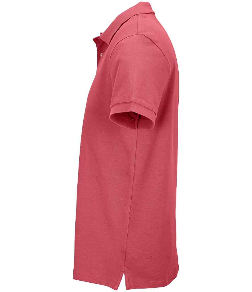 SOL'S Unisex Pacific Twin Piqué Polo Shirt | Folk Pink - Lancashire Teamwear