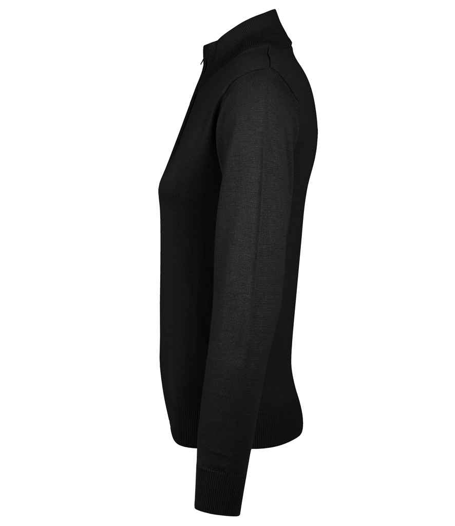 SOL'S Ladies Gordon Full Zip Cotton Acrylic Cardigan | Black - Lancashire Teamwear