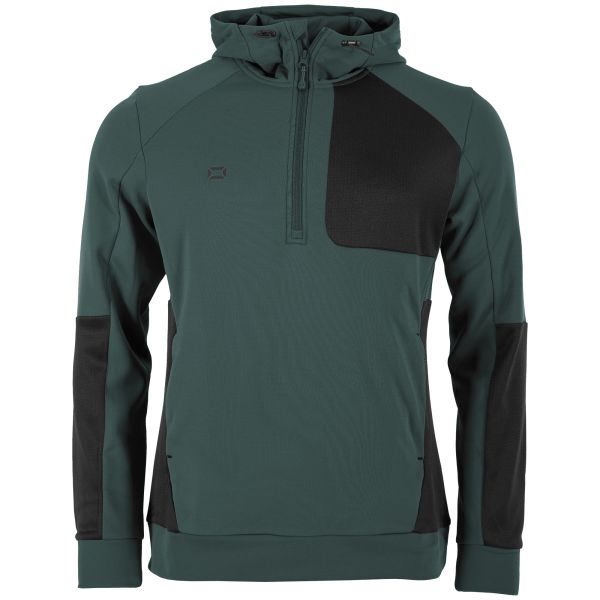 Stanno Plaza Brush Hooded Half Zip Top - Lancashire Teamwear