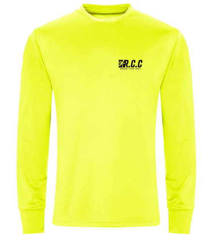 RCC Run Club L/S Running Shirt - Yellow