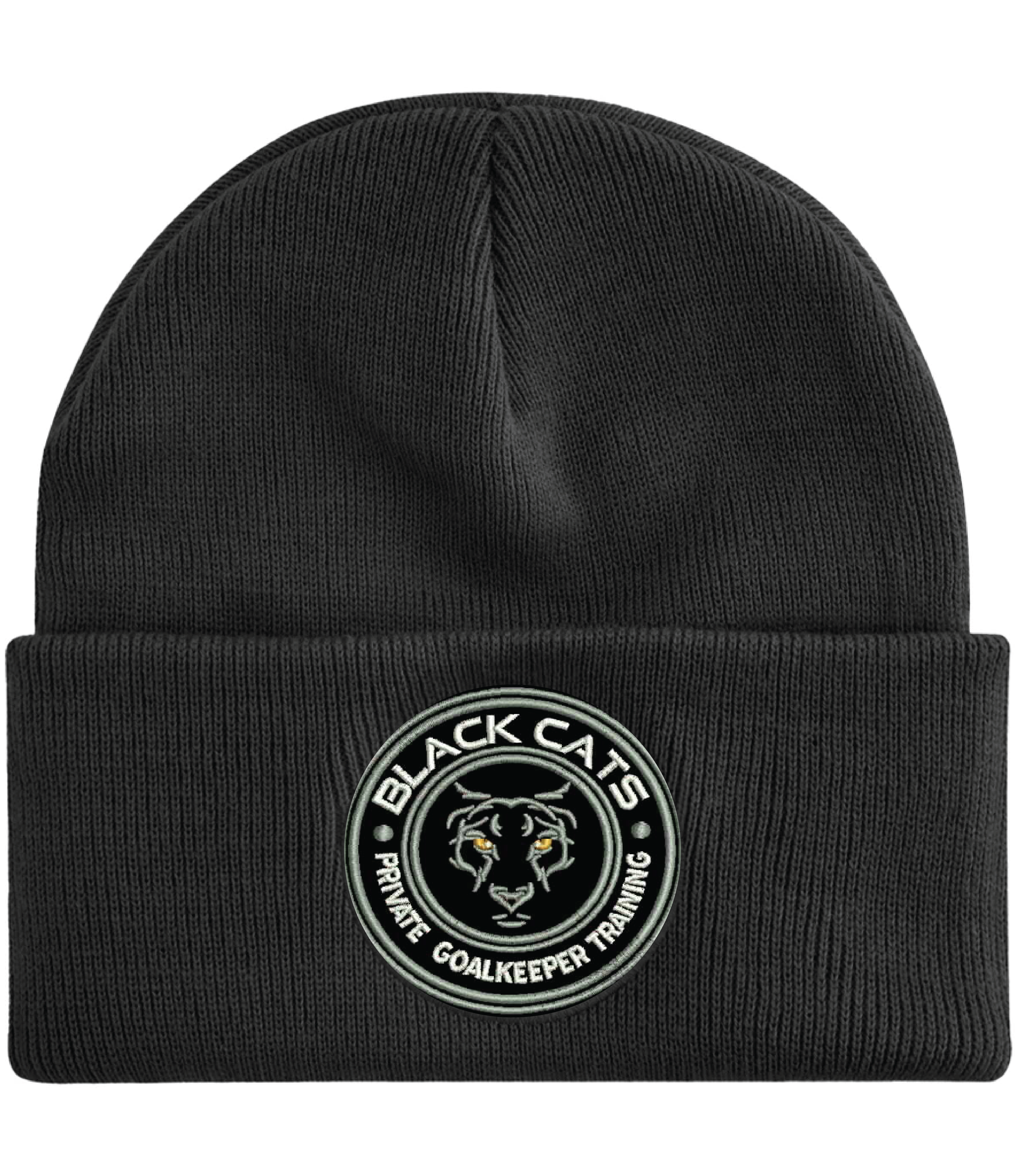 Black Cats Goalkeeper Training Beanie