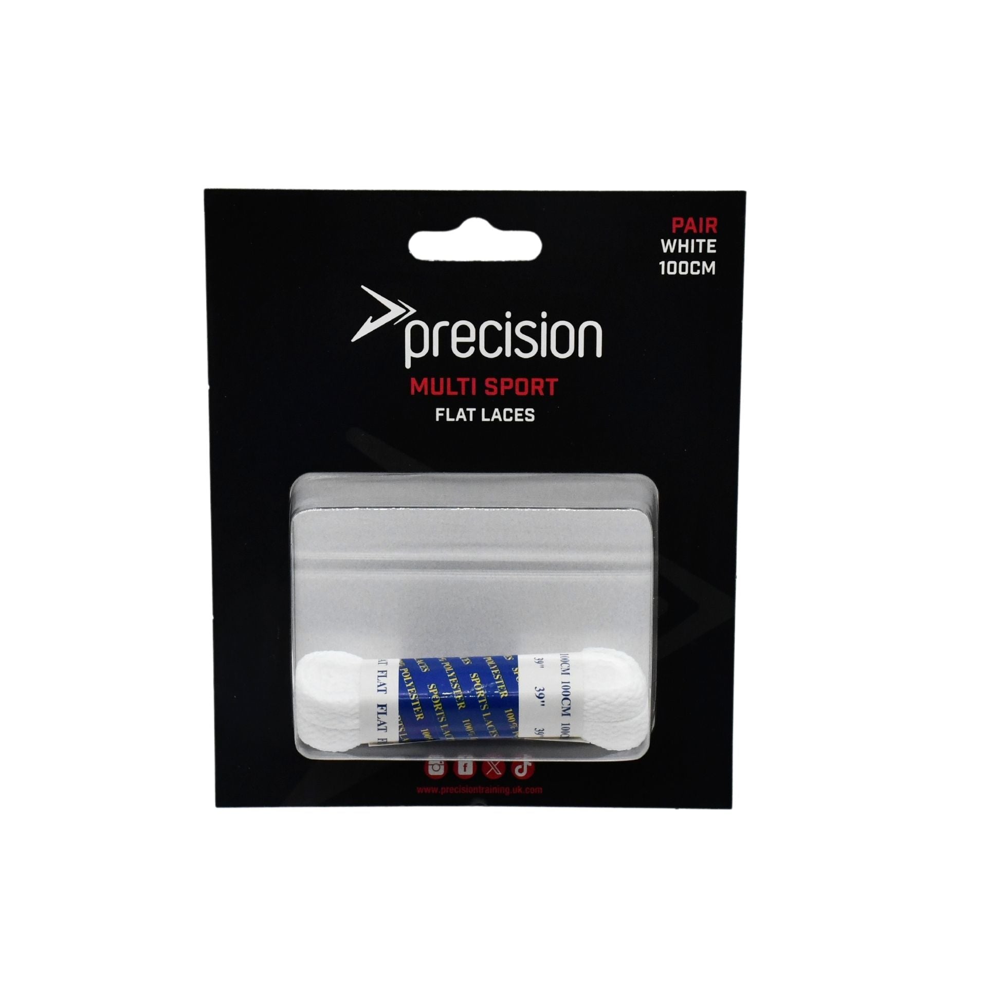 Precision Flat Laces (Single) - Lancashire Teamwear
