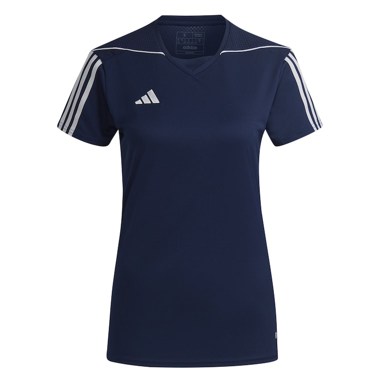 adidas Womens Tiro 23 League SS Shirt - Team Navy Blue 2/White