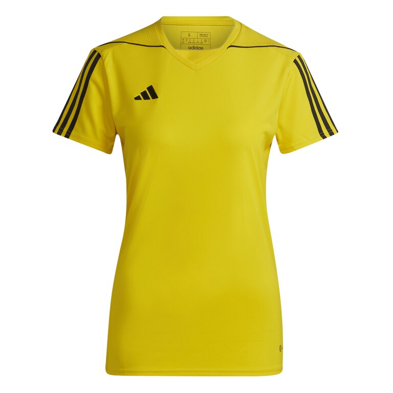adidas Womens Tiro 23 League SS Shirt - Team Yellow/Black