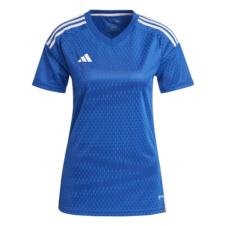 adidas Womens Tiro 23 Competition Match SS Shirt - Team Royal Blue/White