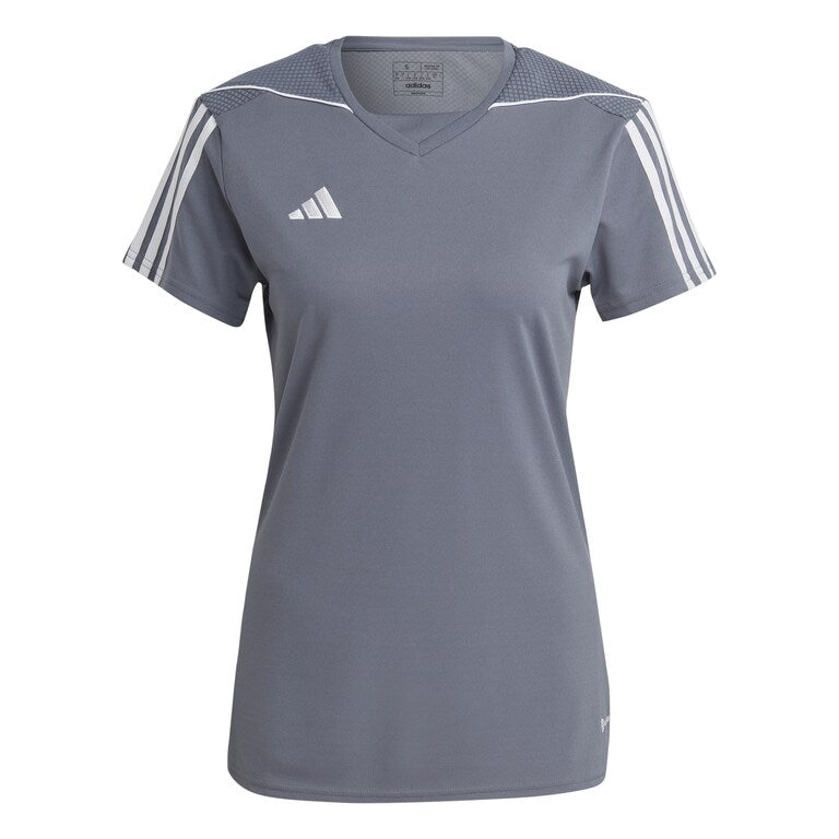 adidas Womens Tiro 23 League SS Shirt - Team Onix/White