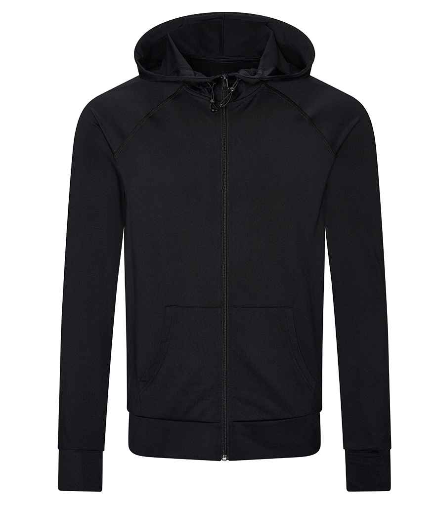 AWDis Cool Contrast Zoodie Jet Black