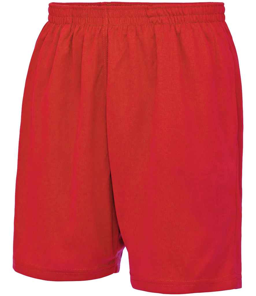 AWDis Cool Mesh Lined Shorts Fire Red