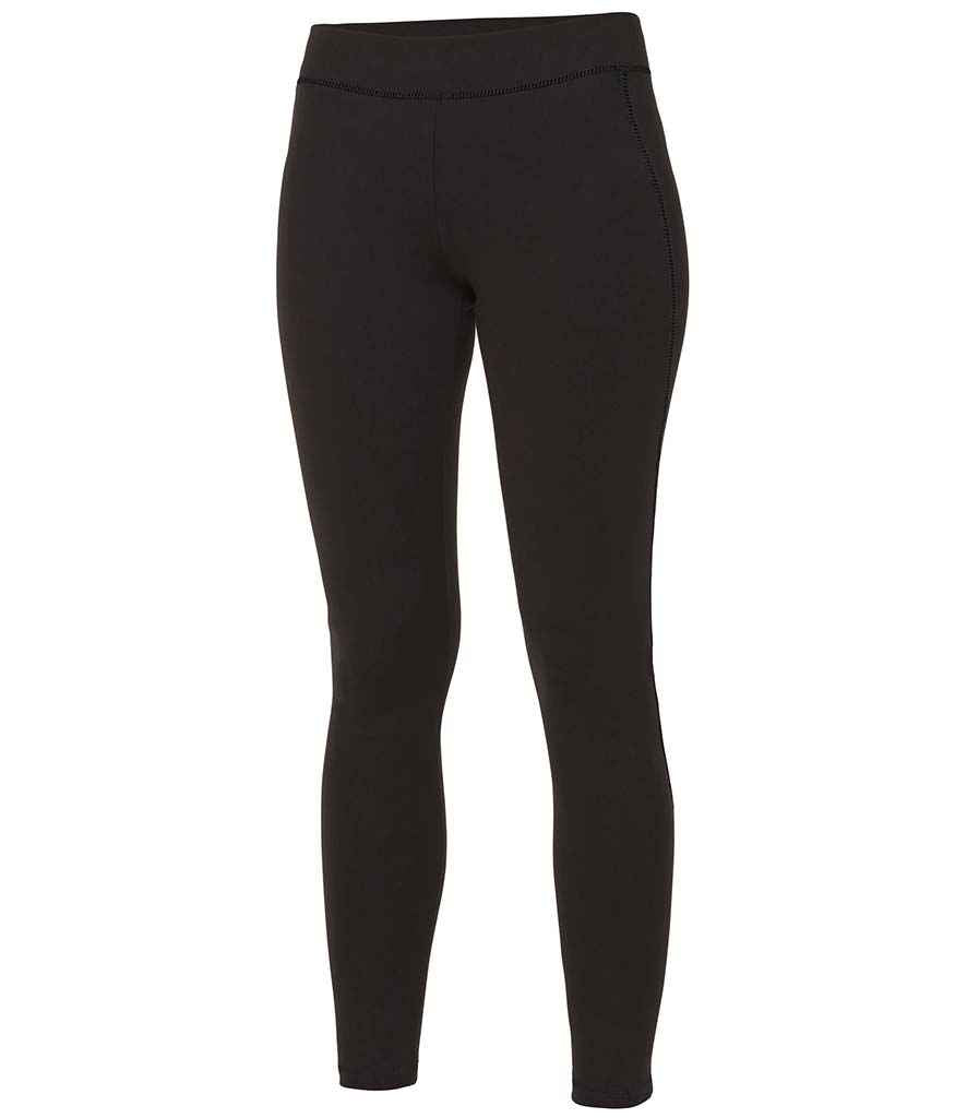 AWDis Girls Cool Athletic Pants Jet Black