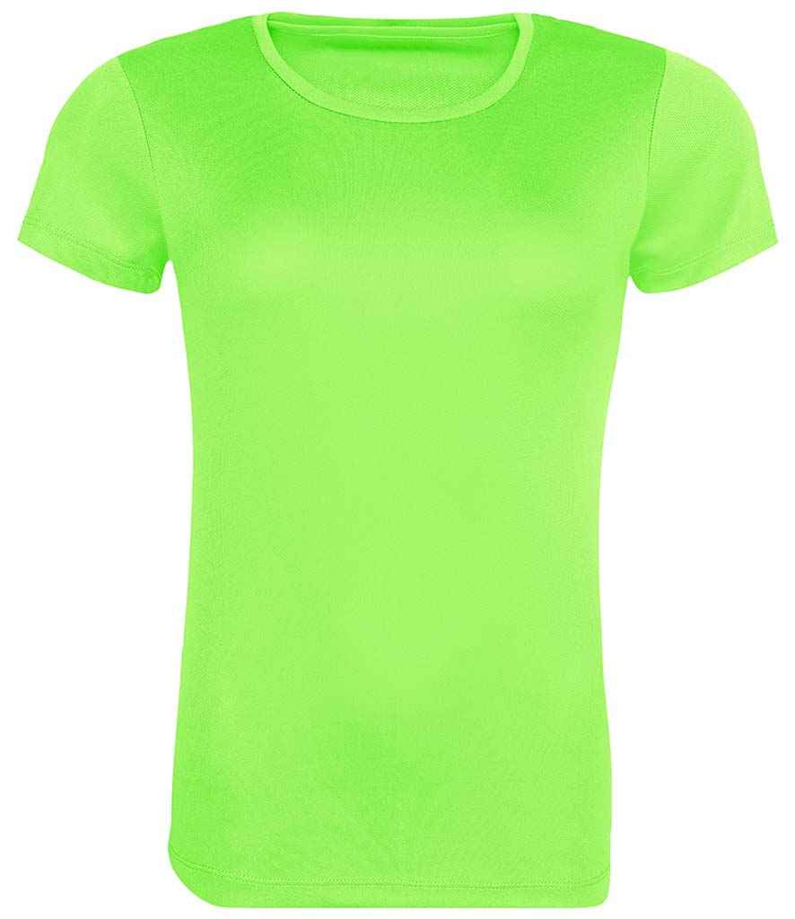 AWDis Ladies Cool Recycled T-Shirt Electric Green