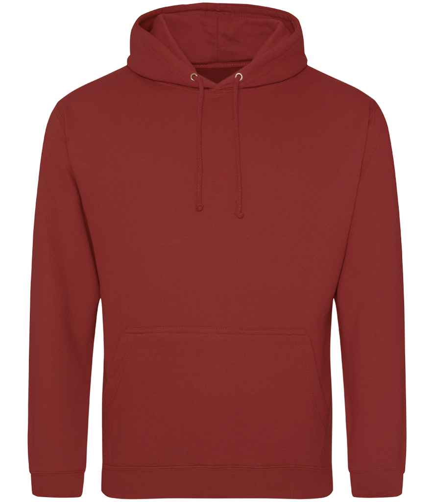 AWDis College Hoodie | Brick Red Brick Red