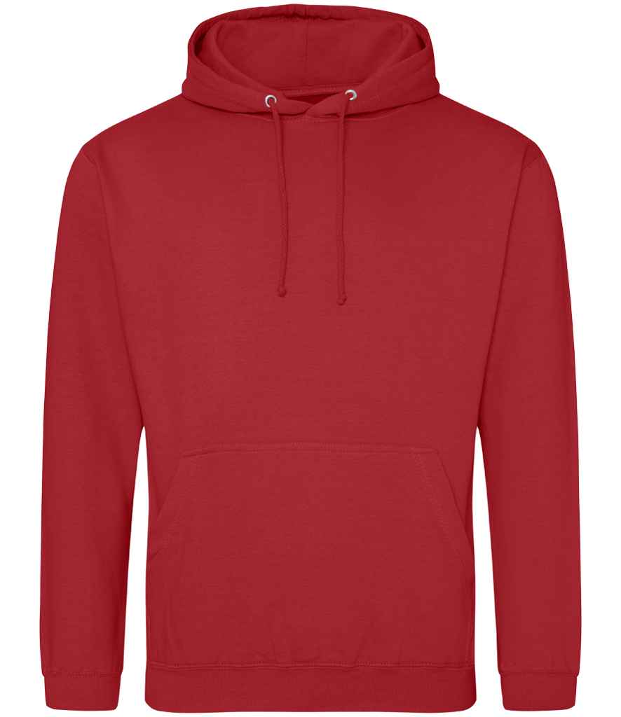 AWDis College Hoodie | Fire Red Fire Red