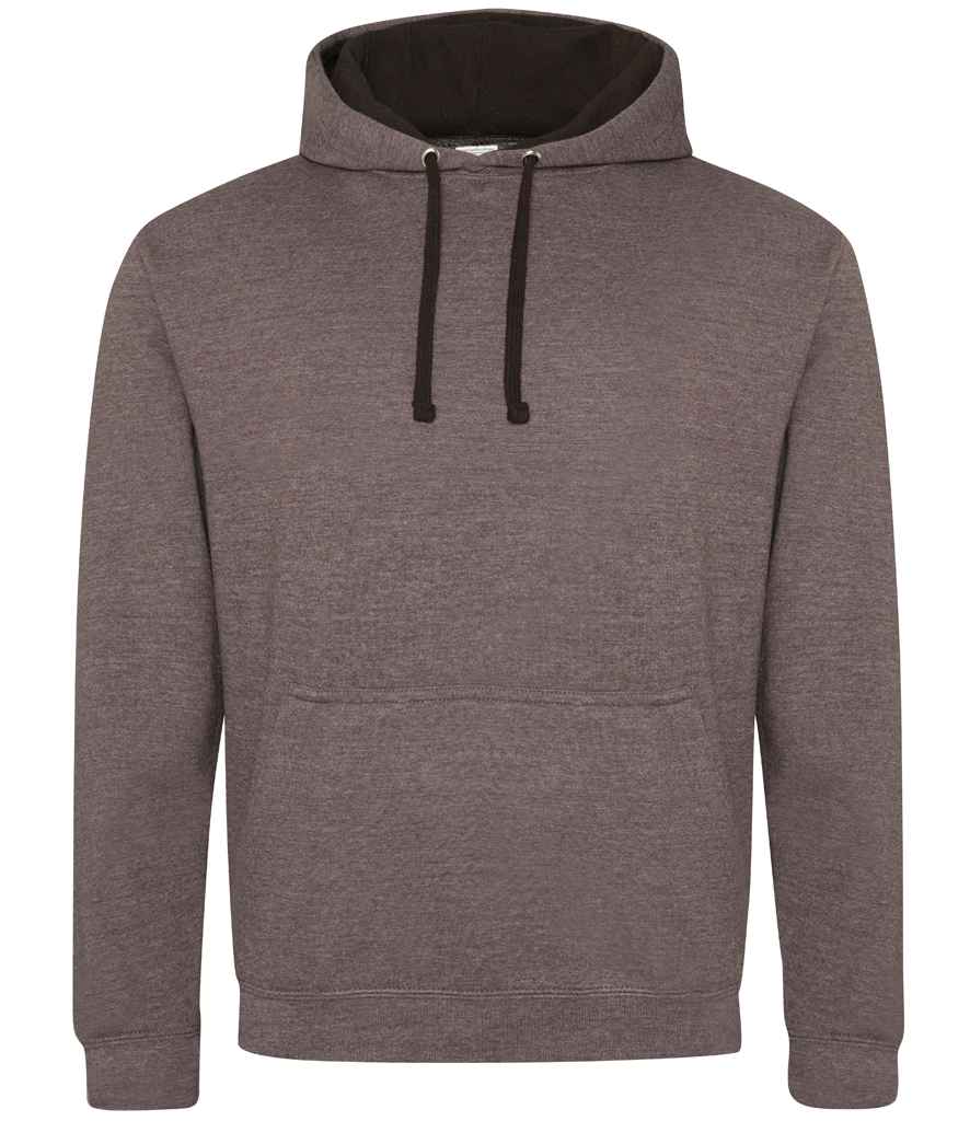 AWDis Varsity Hoodie | Charcoal/Jet Black Charcoal/Jet Black
