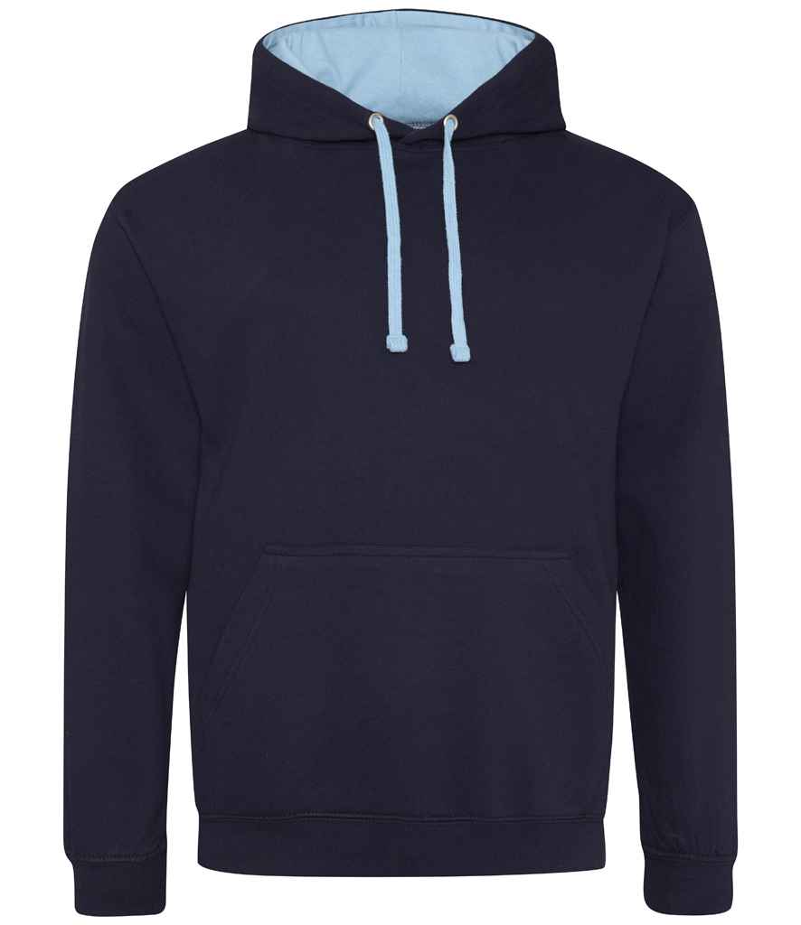 AWDis Varsity Hoodie | New French Navy/Sky Blue New French Navy/Sky Blue