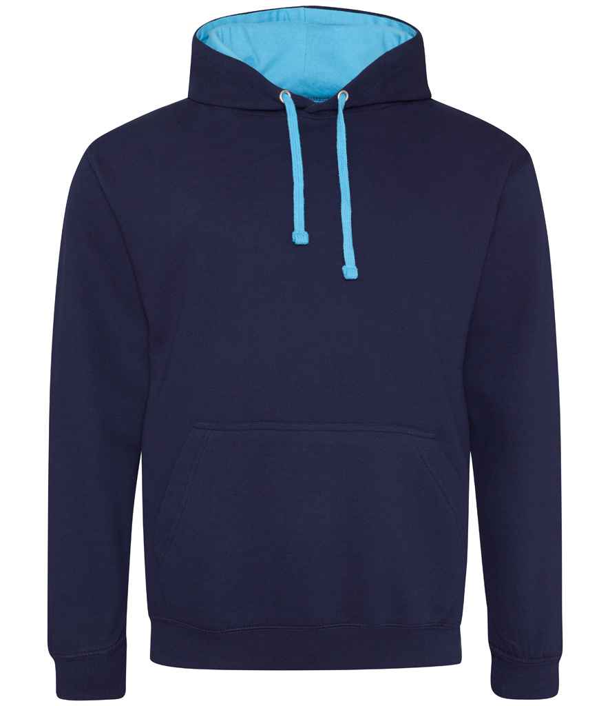 AWDis Varsity Hoodie | Oxford Navy/Hawaiian Blue Oxford Navy/Hawaiian Blue