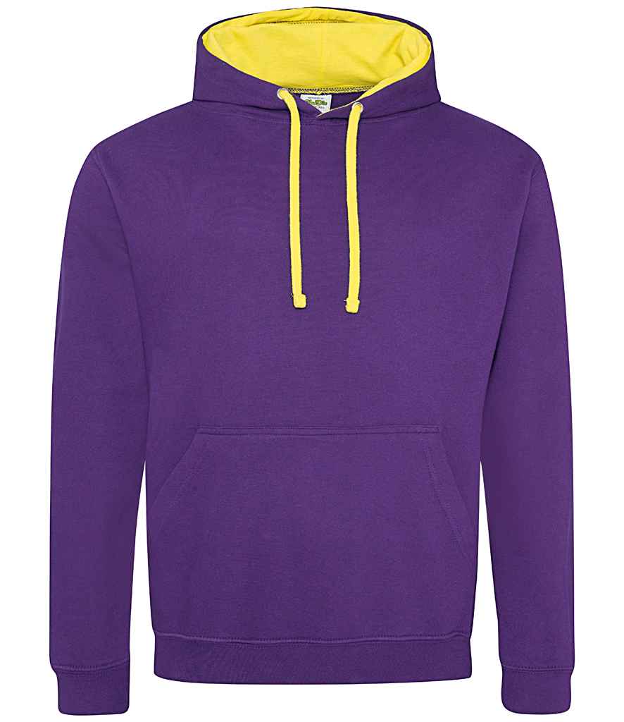 AWDis Varsity Hoodie | Purple/Sun Yellow Purple/Sun Yellow