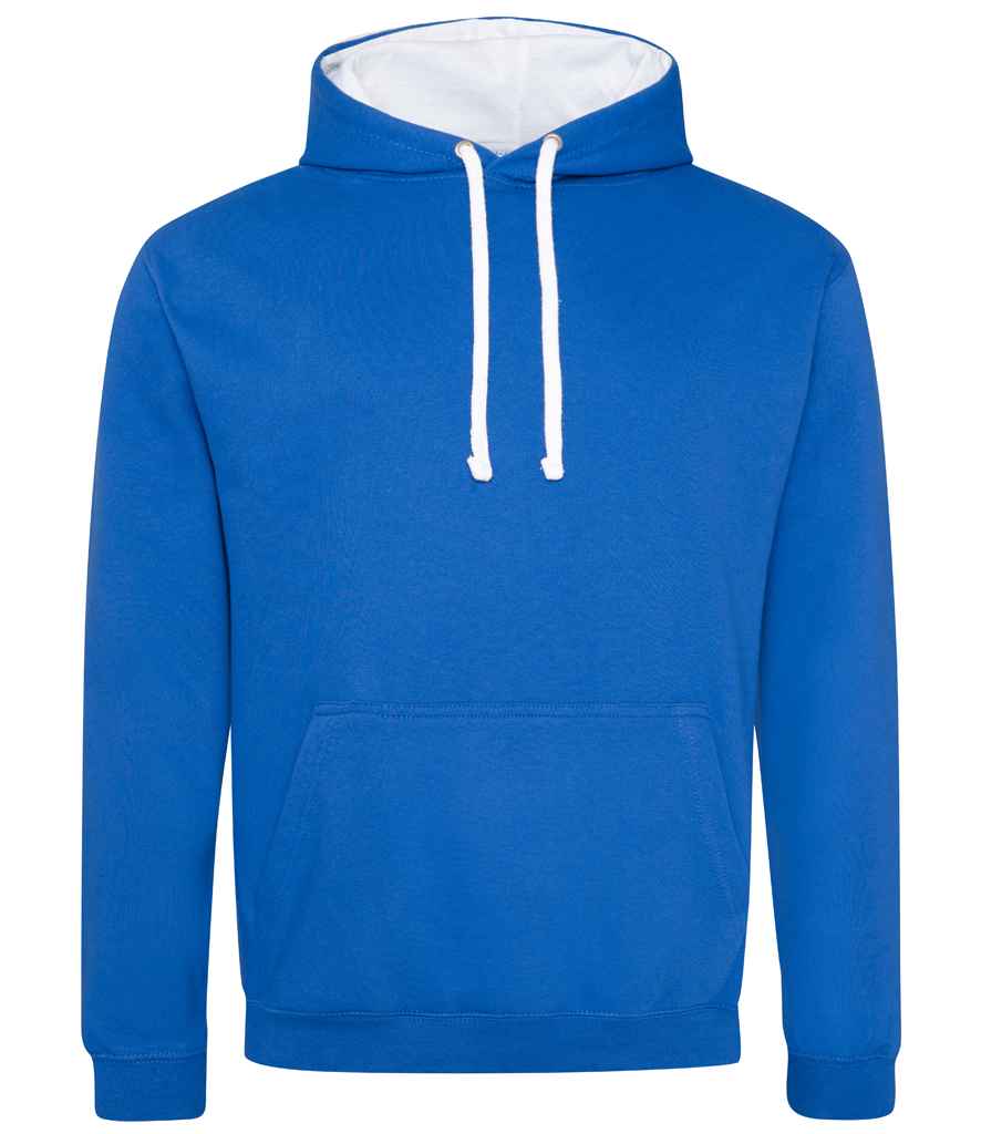 AWDis Varsity Hoodie | Royal Blue/Arctic White Royal Blue/Arctic White