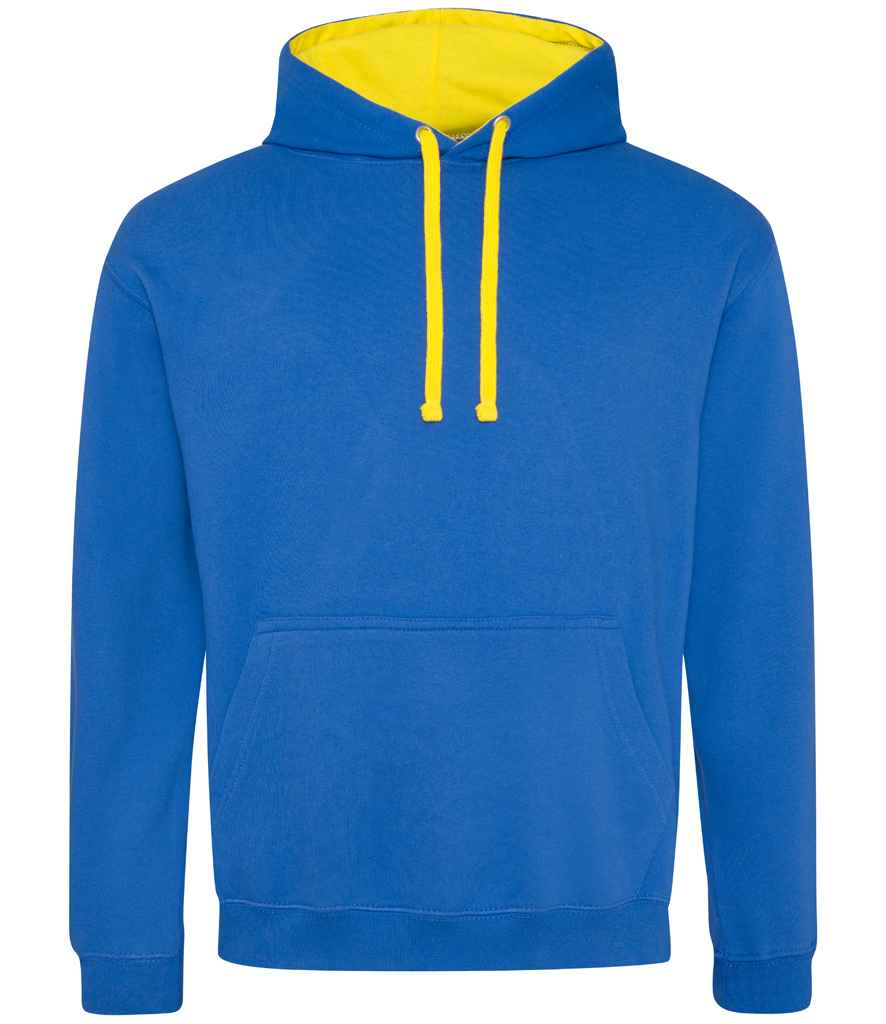 AWDis Varsity Hoodie | Royal Blue/Sun Yellow Royal Blue/Sun Yellow