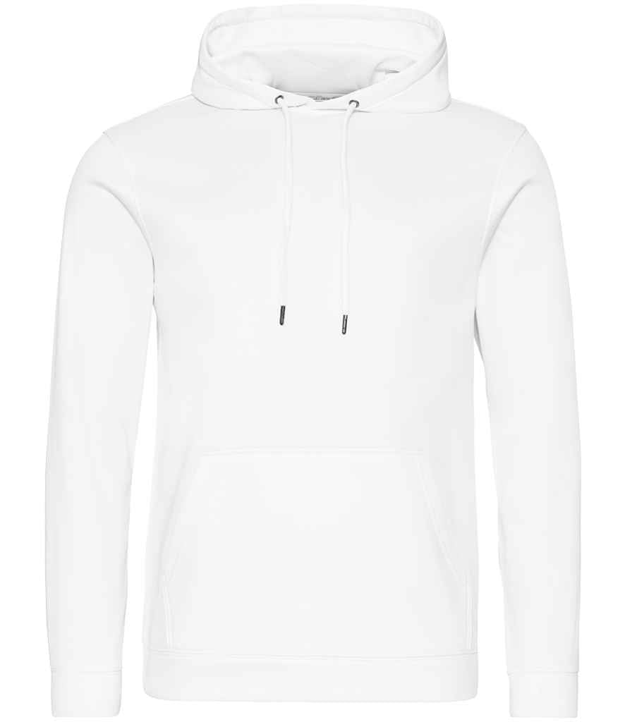 AWDis Sports Polyester Hoodie Arctic White