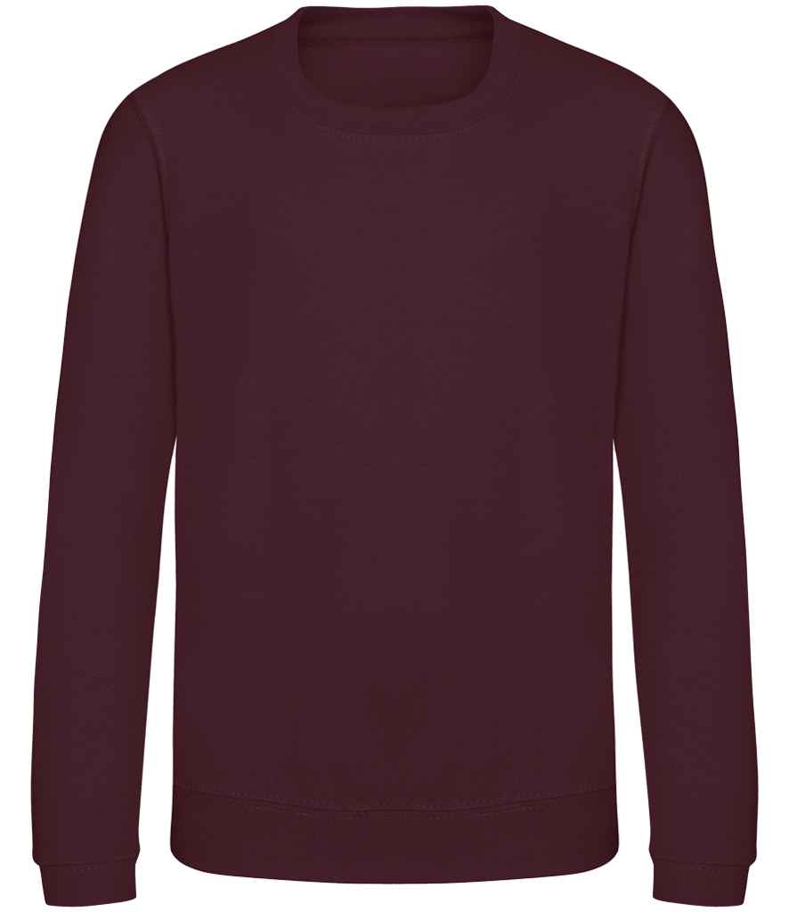 AWDis Kids Sweatshirt | Burgundy Burgundy