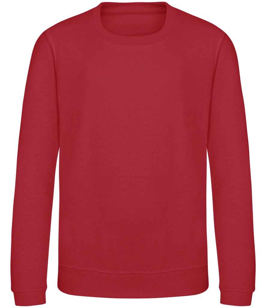 AWDis Kids Sweatshirt | Fire Red Fire Red
