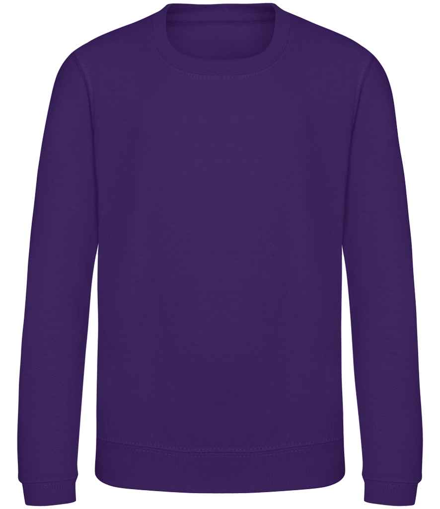 AWDis Kids Sweatshirt | Purple Purple