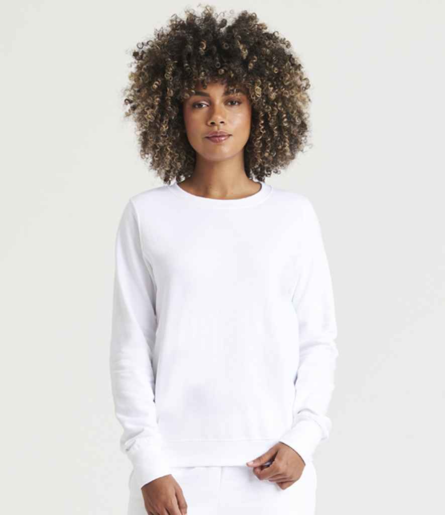 AWDis Ladies Sweatshirt | Arctic White - Just Hoods - Lancashire Teamwear
