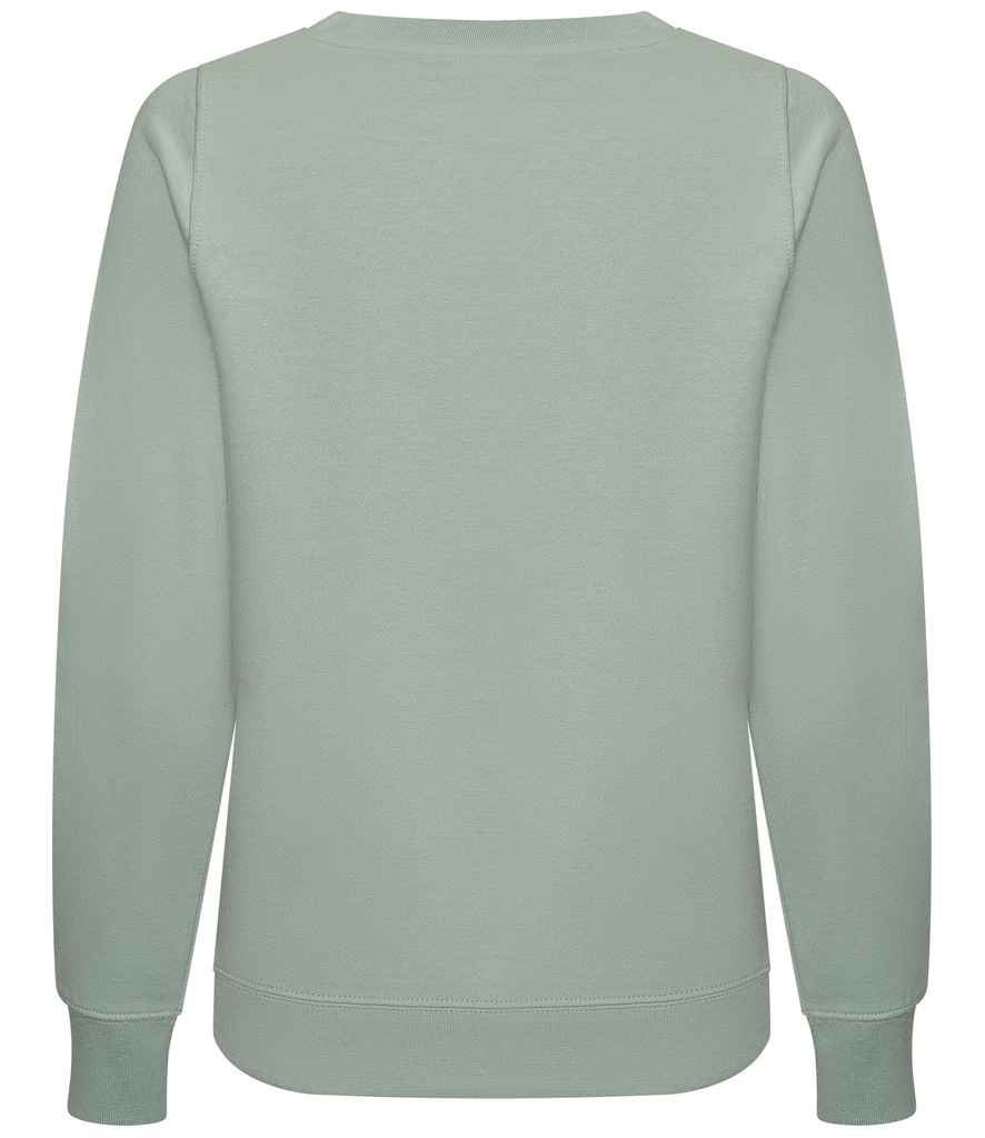 AWDis Ladies Sweatshirt | Dusty Green - Just Hoods - Lancashire Teamwear