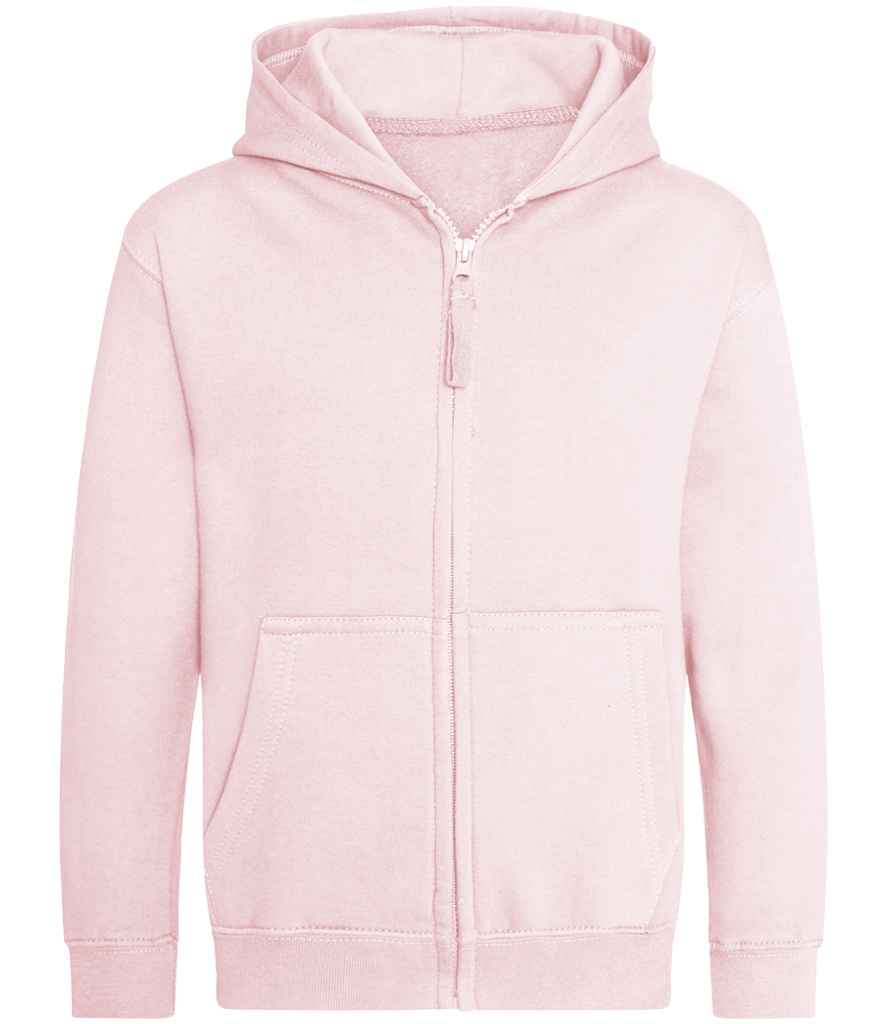 AWDis Kids Zoodie | Baby Pink - Just Hoods Hood - Lancashire Teamwear