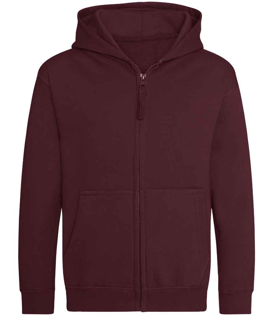 AWDis Kids Zoodie | Burgundy - Just Hoods Hood - Lancashire Teamwear