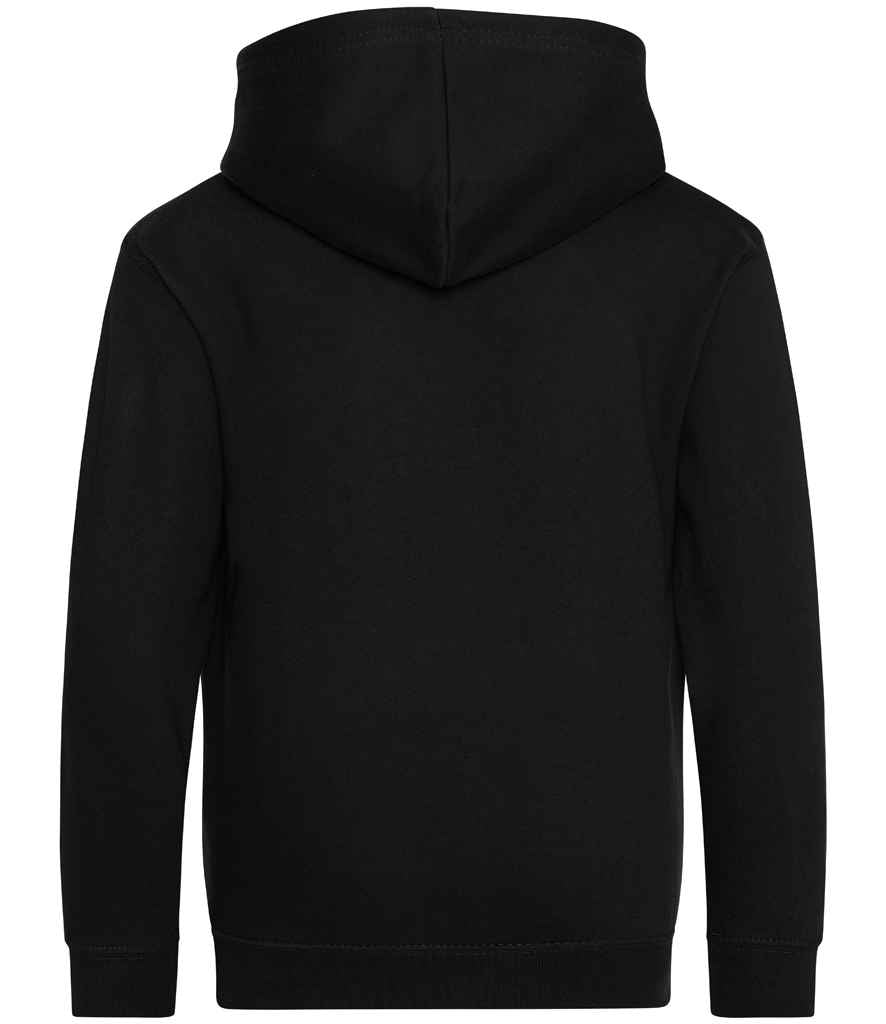 AWDis Kids Zoodie | Deep Black - Just Hoods Hood - Lancashire Teamwear