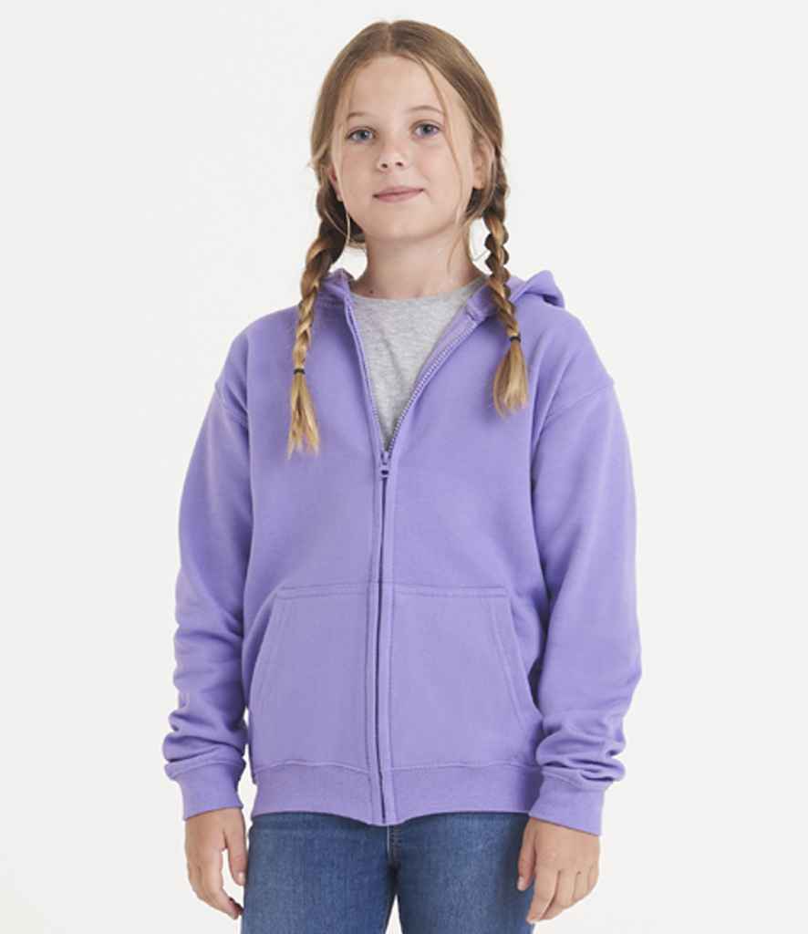 AWDis Kids Zoodie | Digital Lavender - Just Hoods Hood - Lancashire Teamwear