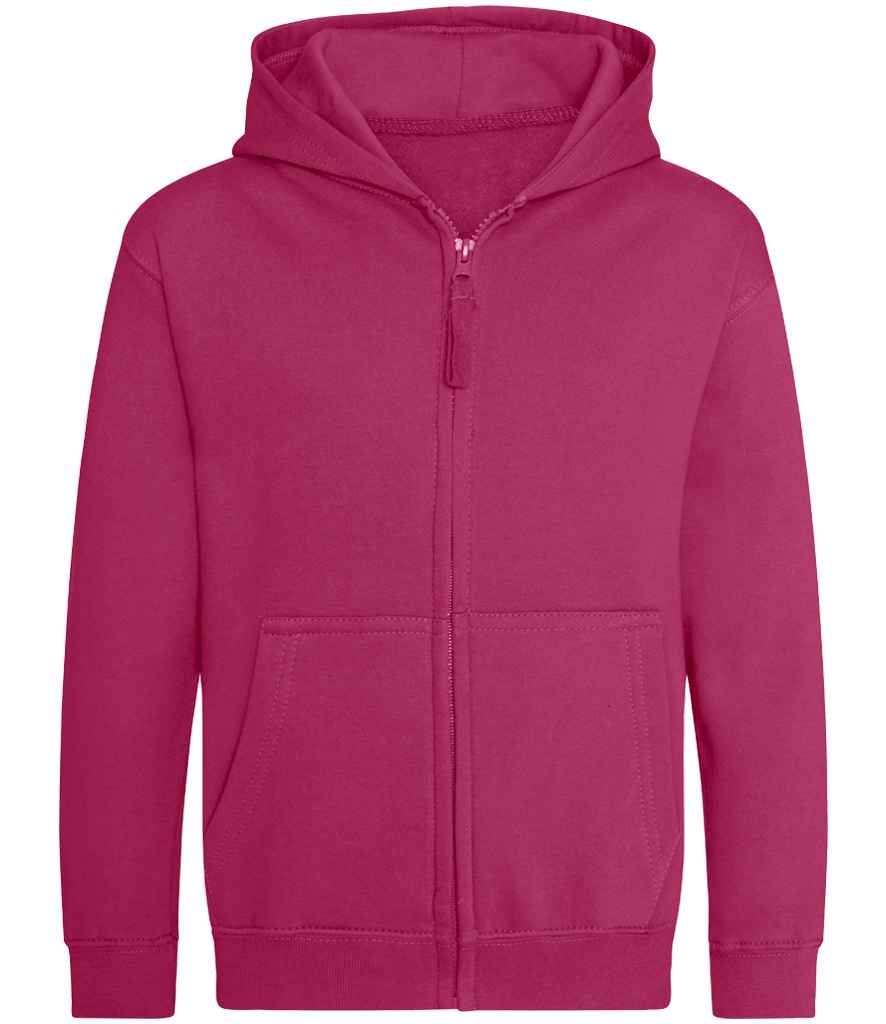AWDis Kids Zoodie | Hot Pink - Just Hoods Hood - Lancashire Teamwear