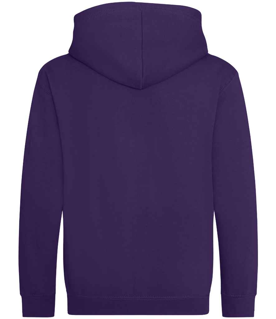 AWDis Kids Zoodie | Purple - Just Hoods Hood - Lancashire Teamwear