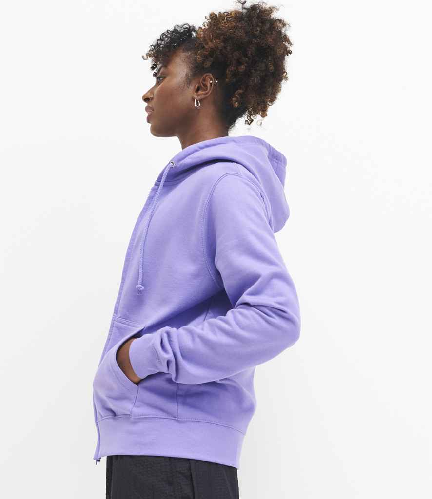 AWDis Ladies College Zoodie | Digital Lavender - Just Hoods Hood - Lancashire Teamwear