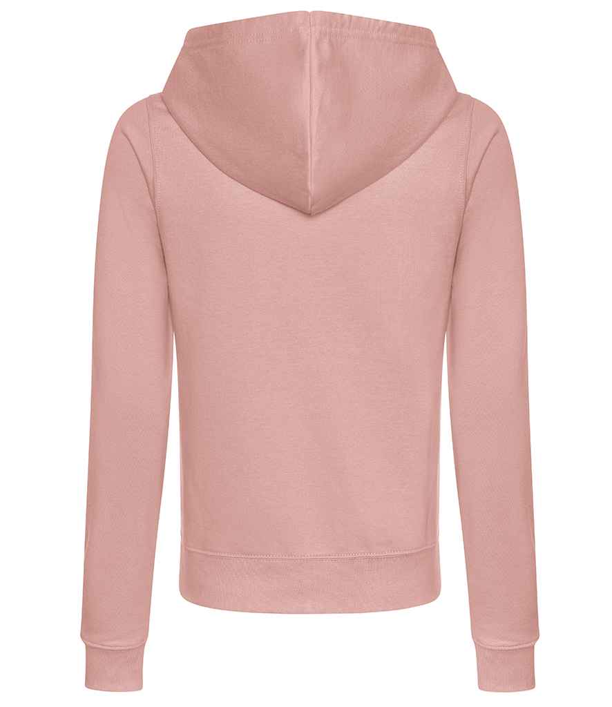 AWDis Ladies College Zoodie | Dusty Pink - Just Hoods Hood - Lancashire Teamwear