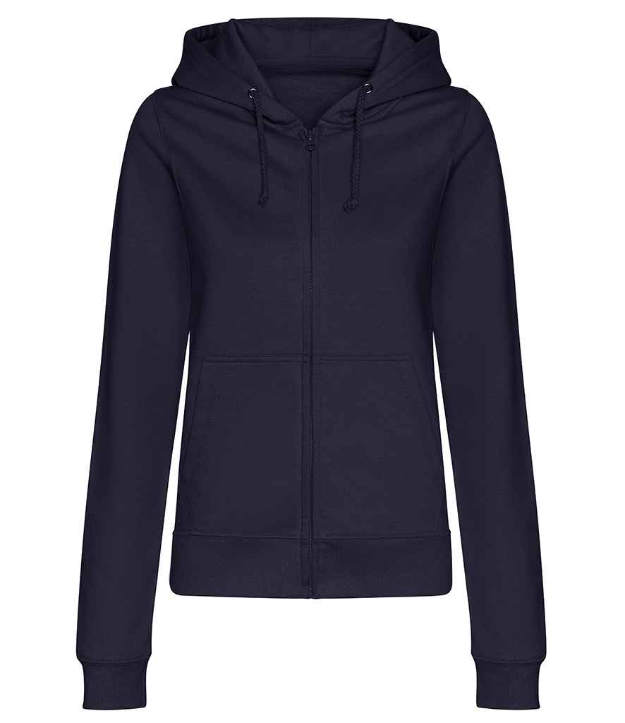 AWDis Ladies College Zoodie | New French Navy - Just Hoods Hood - Lancashire Teamwear